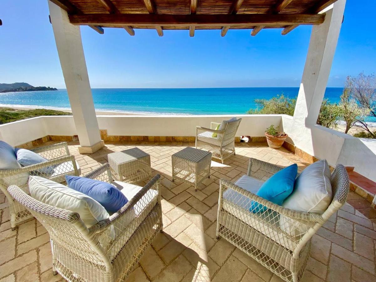 דירות Beachfront House Geremeas Sardegna מראה חיצוני תמונה